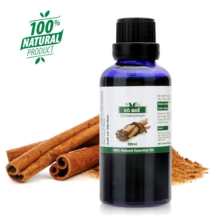 [HCM]Tinh dầu vỏ quế nguyên chất Lorganic (50ml