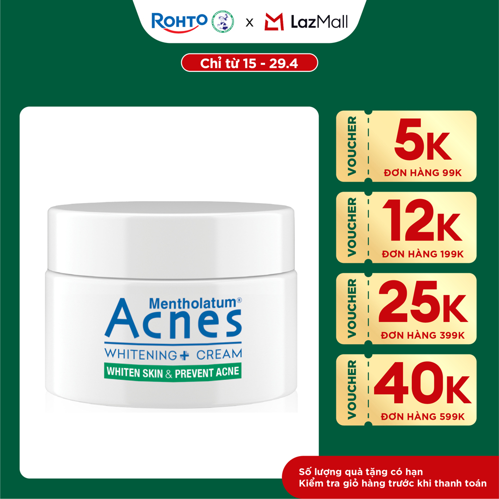 Kem dưỡng trắng da Acnes Whitening+ Cream 50g