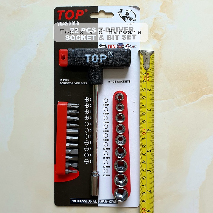 BỘ VẶN ỐC VÍT CHỮ T HÃNG TOP ĐÀI LOAN, BẢO HÀNH 12 THÁNG