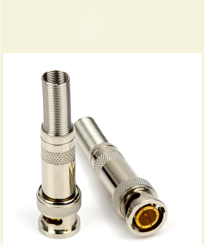 Bộ 04 đầu jack bnc dạng lò xo cho camera