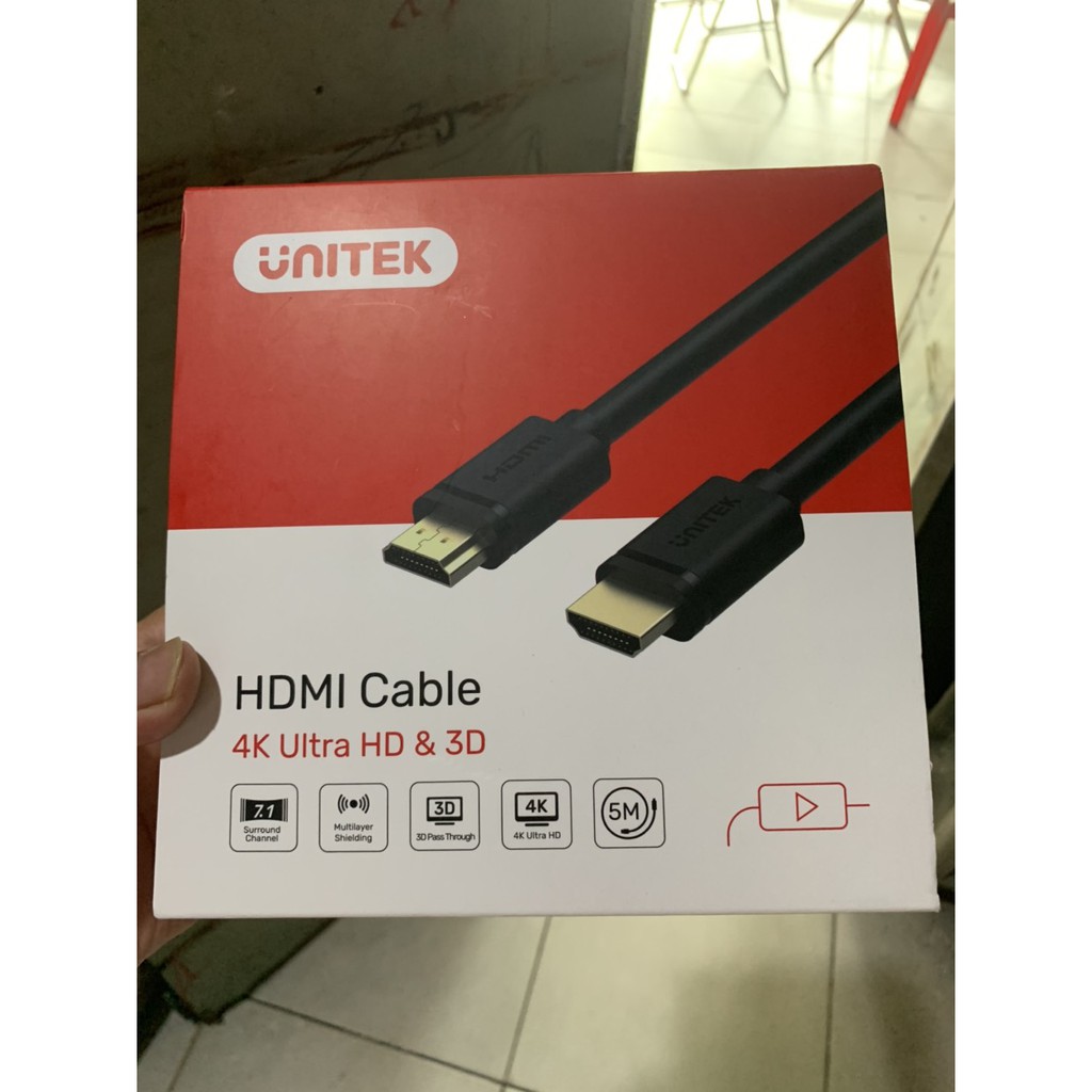 Cáp hdmi unitek 1,5mét 3 mét 5 mét | dây hdmi to hdmi unitek 4k | cáp hdmi chuẩn 1.4 xịn giá rẻ
