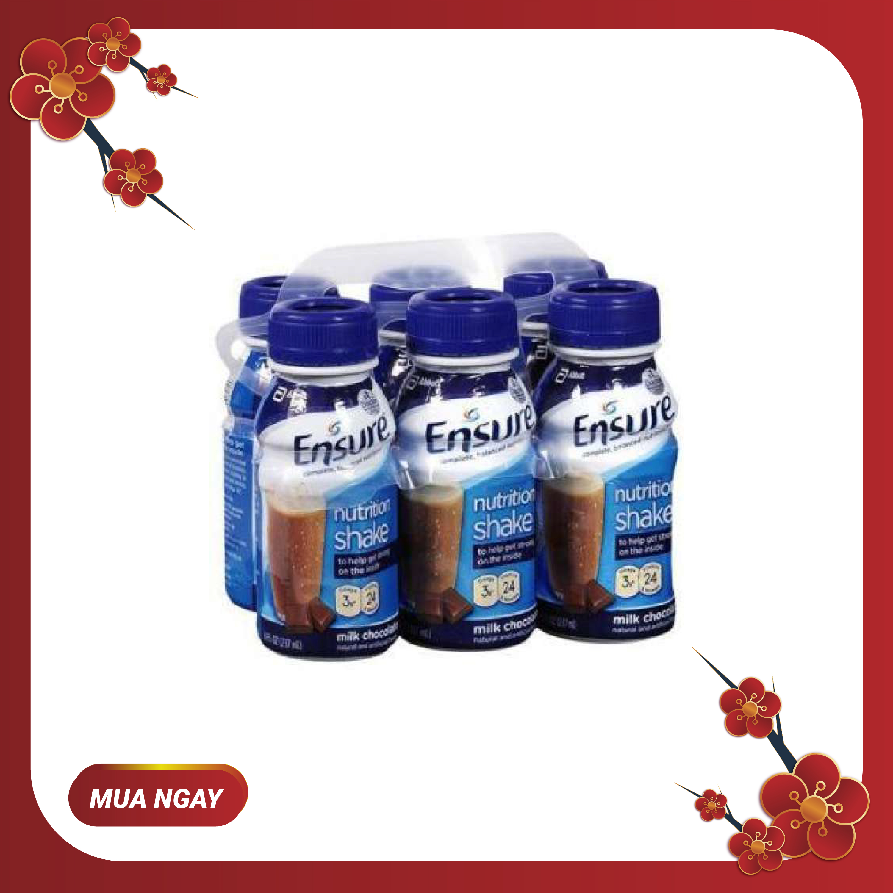 [HN] Sữa Ensure Nước Hương Chocolate 237g – Mỹ 10/2022