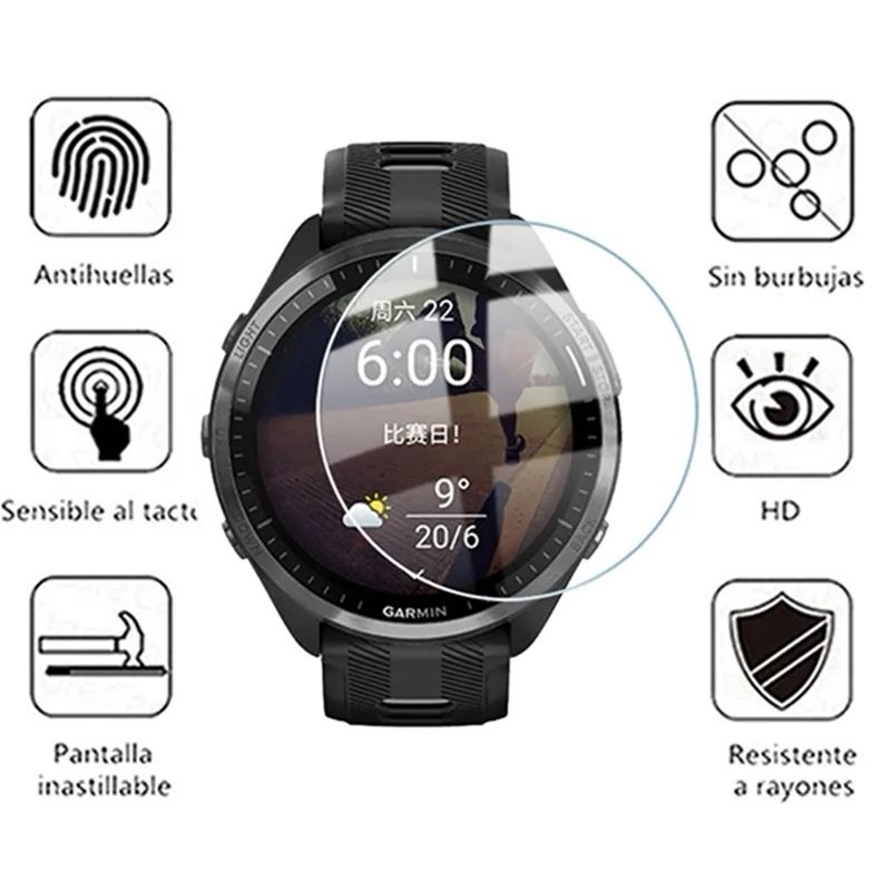 Kính cường lực 2.5D cho Garmin Forerunner 965