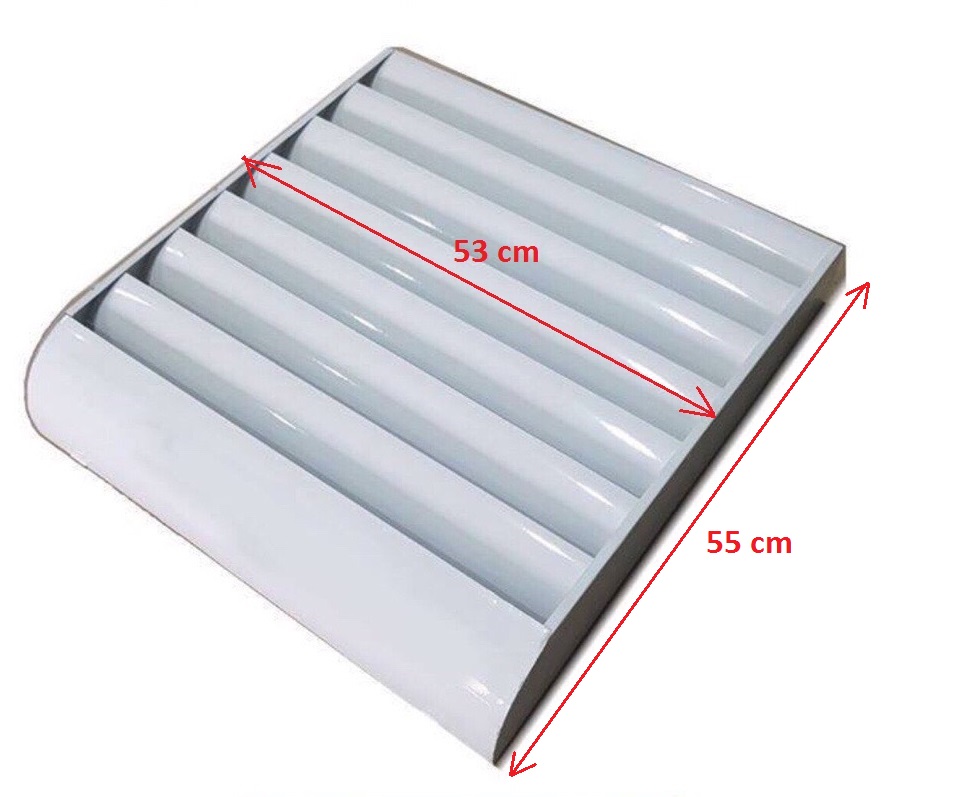 Louver - Chuyển hướng gió dàn cục nóng điều hòa máy lạnh thép sơn tĩnh điện kích thước 55x53cm