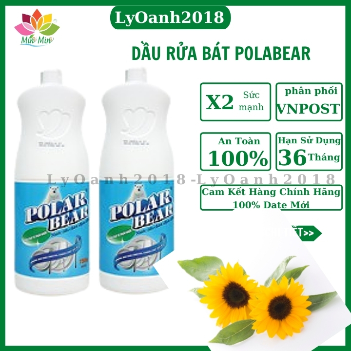 Dầu rửa bát Polabear 750ml phân phối độc quyền Bưu Điện