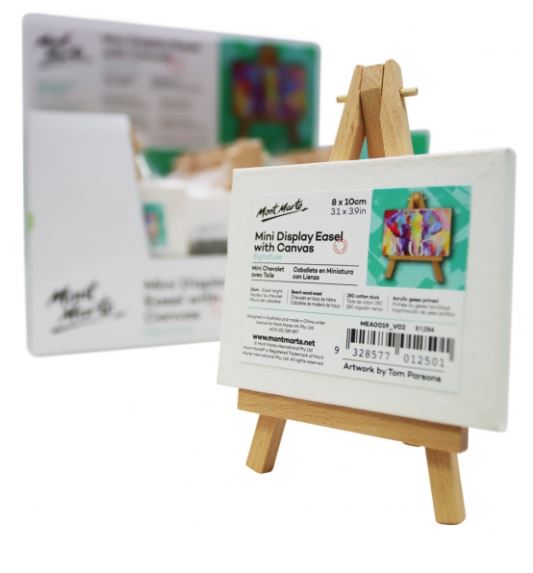 Bộ Mini canvas kèm giá vẽ, Mont marte
