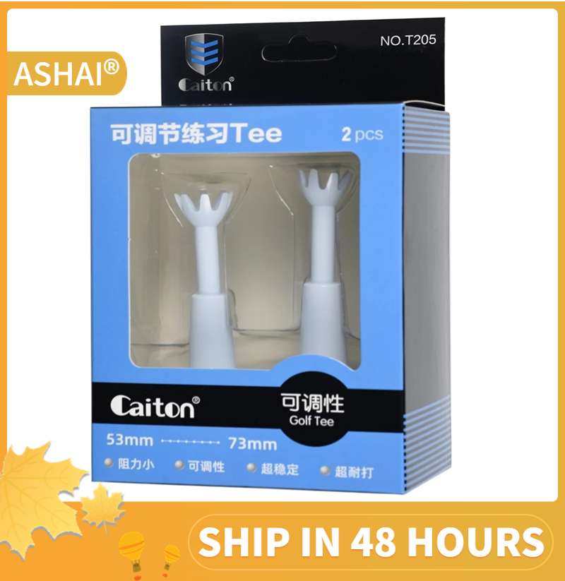 2 cái/gói tee golf điều chỉnh được tee golf nhựa màu trắng tee tập golf quà tặng phụ kiện chơi gôn