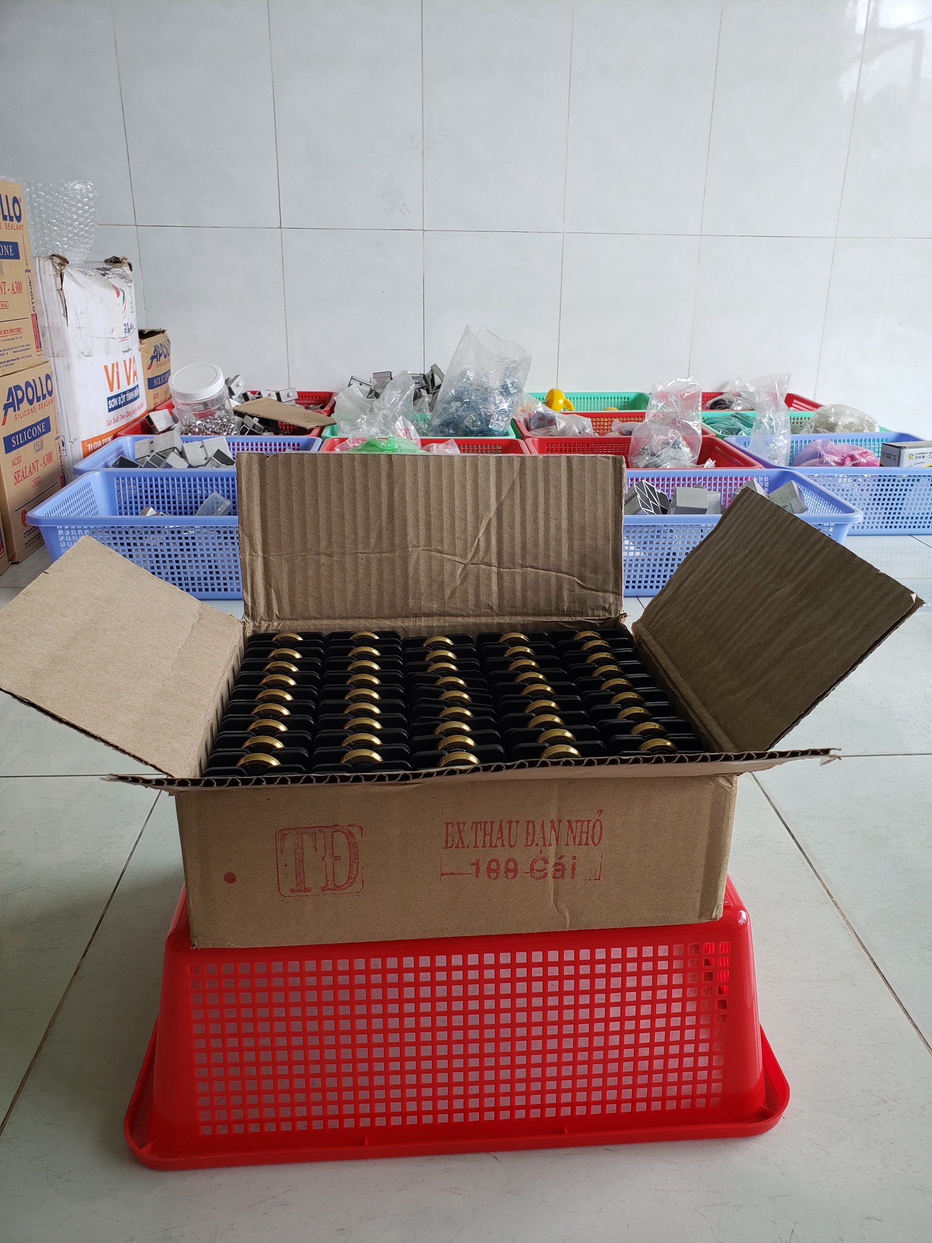 10 Bánh xe đồng thau cửa lùa nhôm loại thường