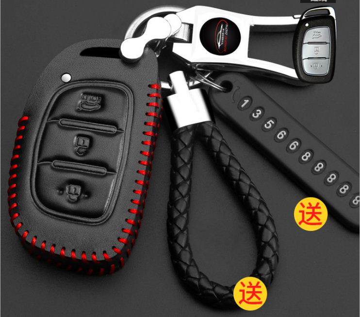 Bao da chìa khóa Hyundai i10, Elantra, Tucson