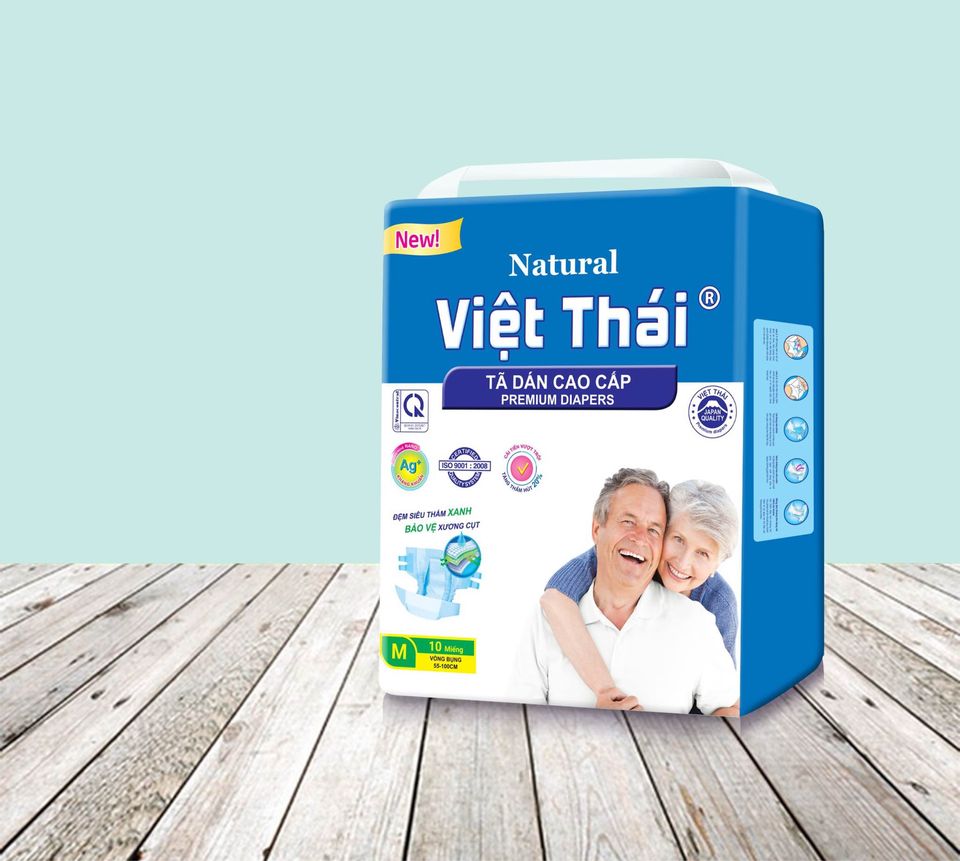 [Giá rẻ] Bỉm người già Việt Thái, bỉm bao bì combo 50 miếng