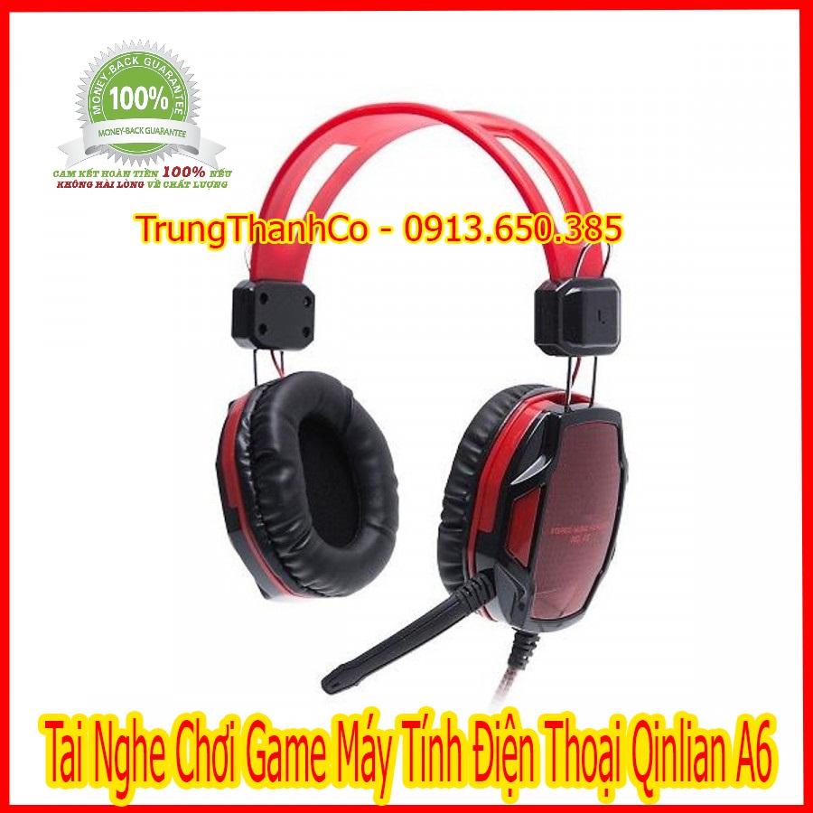 Tai nghe chơi game máy tính điện thoại qinlian a6