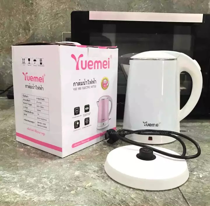 [HCM]Bình đun siêu tốc Yuemei 1.8L Hàng Thái Lan hàng cao cấp Ấm đun cấp tốc nhanh sôi Mẫu bình đun bán chạy mẫu mới