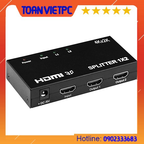 Bộ chia hdmi 1 ra 2 chuẩn 4k