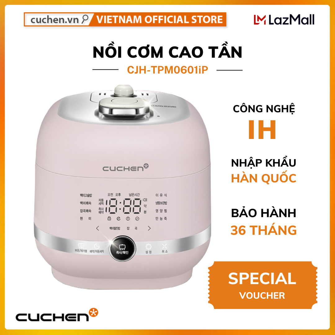 Nồi cơm điện cao tần ih cuchen cjh-tpm0601ip 1.08l