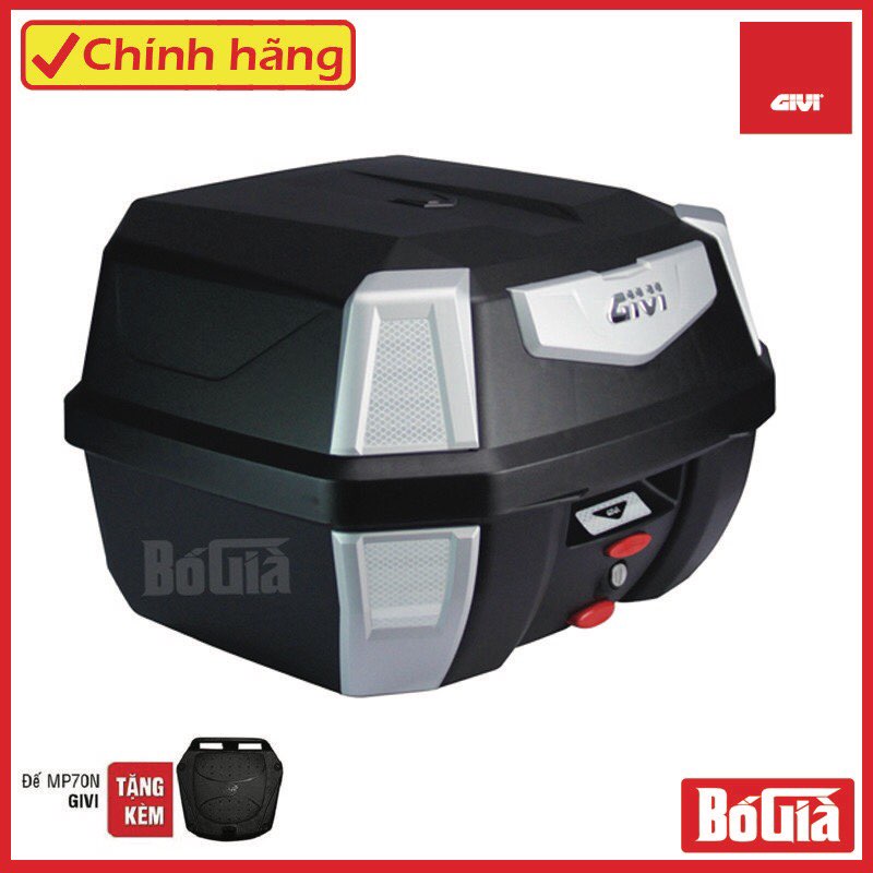 [HCM]Thùng xe máy Givi B42N -Thùng sau givi - Tặng kèm đế gắn thùng