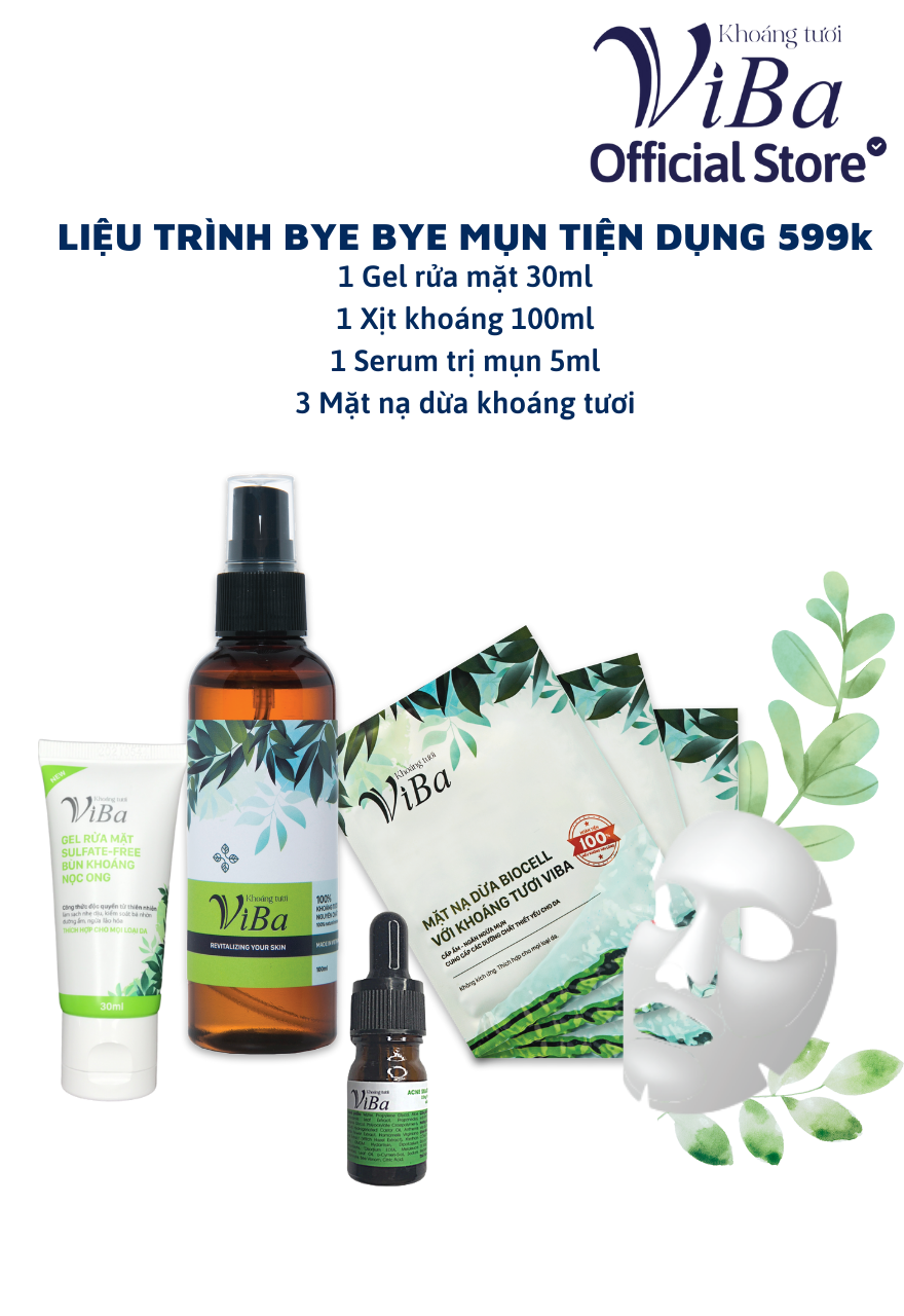 Liệu trình bye bye mụn mini - ViBa Offical Store