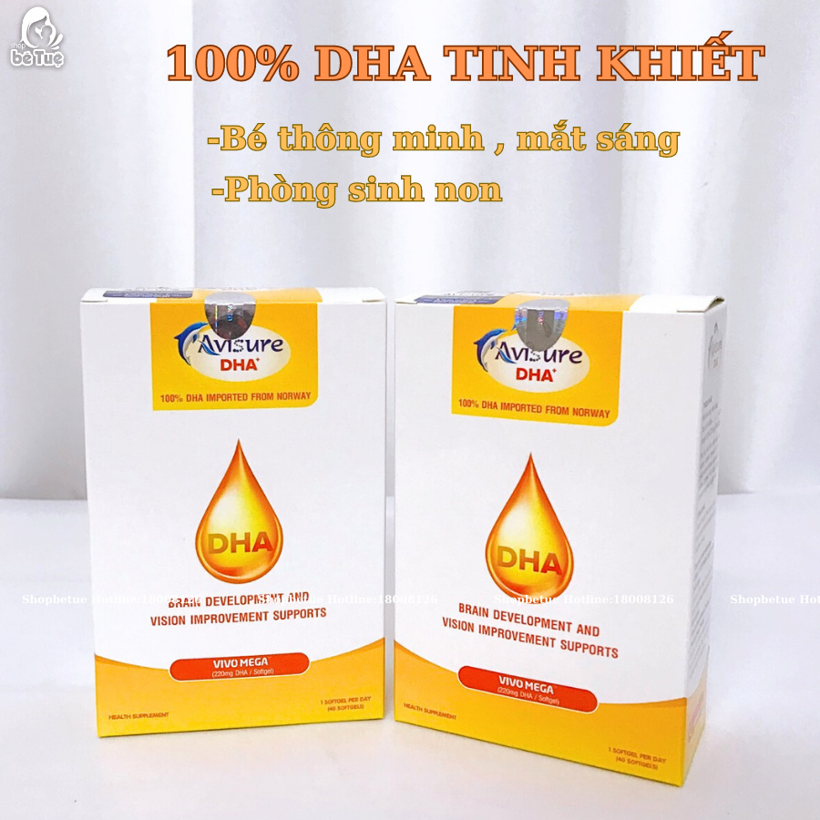 DHA cho bà bầu Avisure DHA loại 30/40/60 viên ( Quà áp dụng 60v )