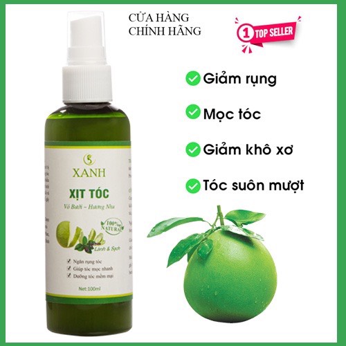 Xịt bưởi mọc tóc giảm gãy rụng tinh dầu bưởi