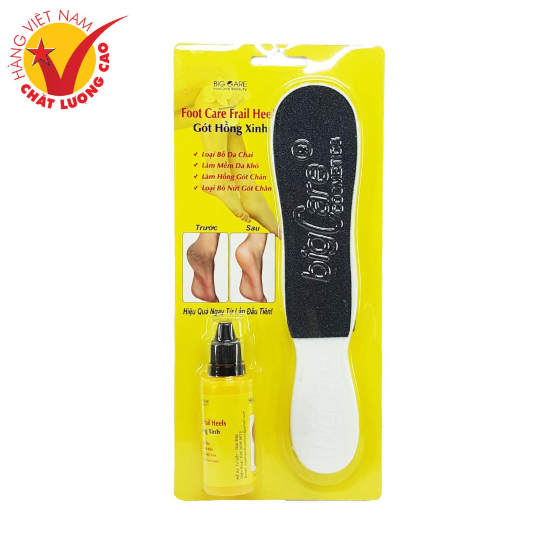 Chỉ 5 Phút Loại Bỏ Chai Nứt Sần Gót Chân Với BigCare Frail Heels 35ml