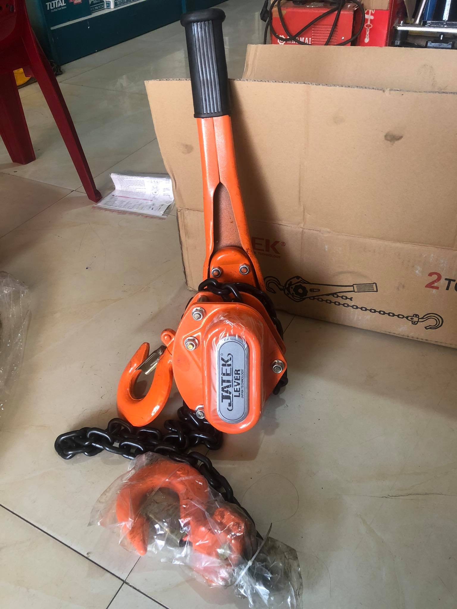 Palang xích lắc tay 2 tấn