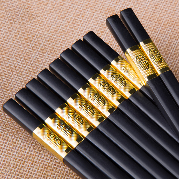 Bộ Đũa Ăn Cơm 10 Đôi Đũa Nhựa Cao Cấp HL029 | Dua Phong Cách Nhật Bản Chất liệu cao cấp đẹp bắt mắt chống mốc mối mọt chống cháy dài 24cm, 27cm ( kèm link video, ảnh thật ) - đồ dùng nhà bếp