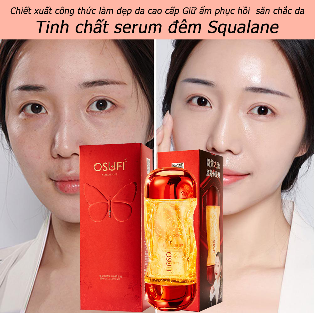 Tinh chất serum thức đêm Squalane Micro-Face Cấp nước dưỡng ẩm, làm sáng da, phục hồi Serum tinh chất dạng lỏng
