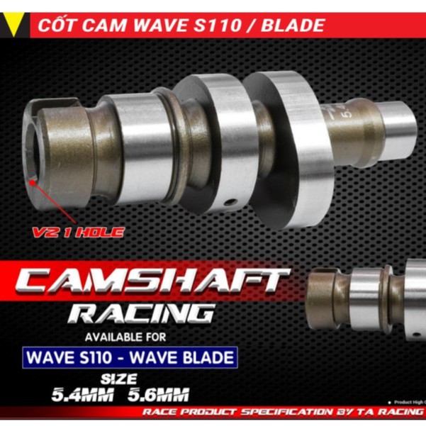 Cốt cam độ 1 lỗ waves110 blade ate