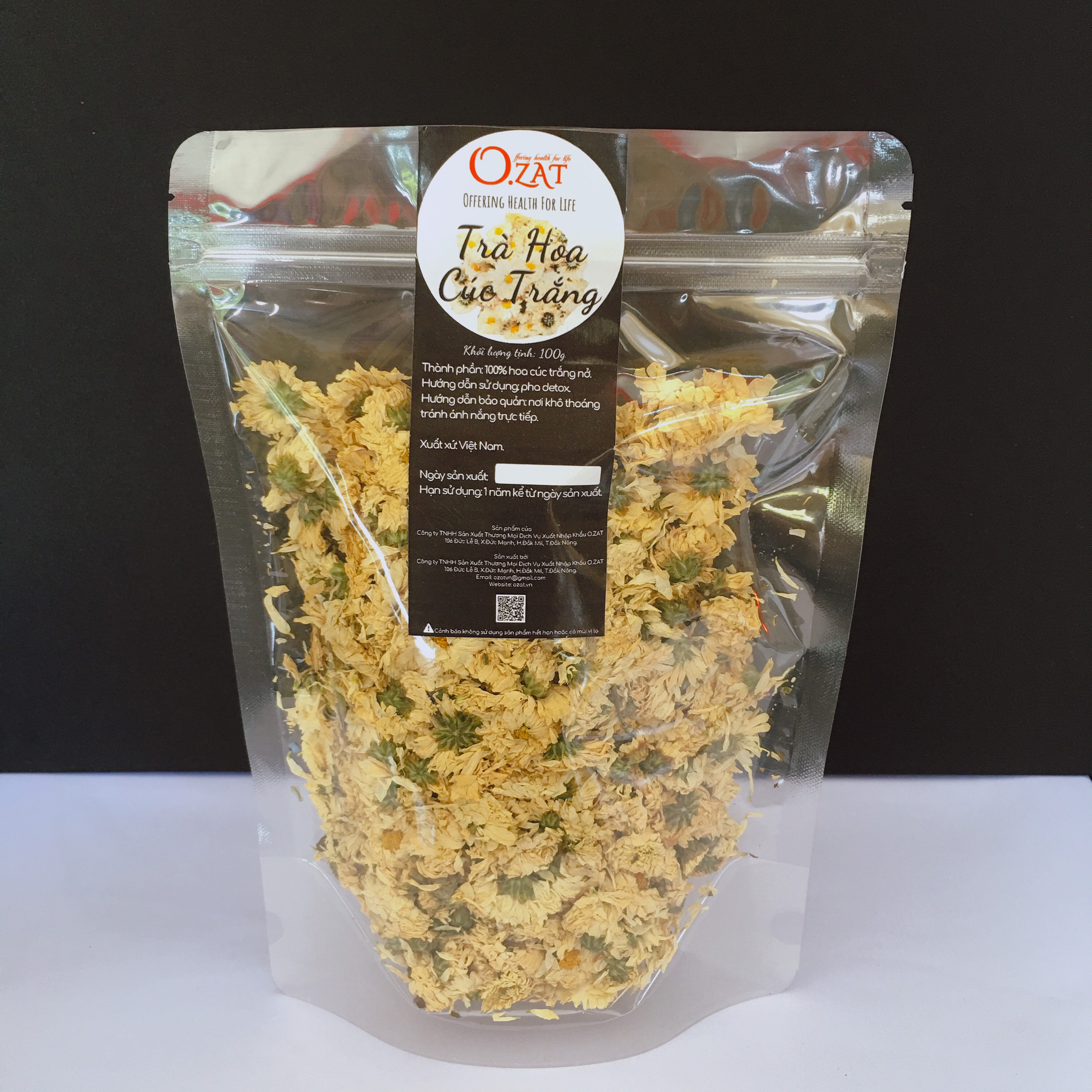 Hoa cúc trắng sấy khô o.zat 100g