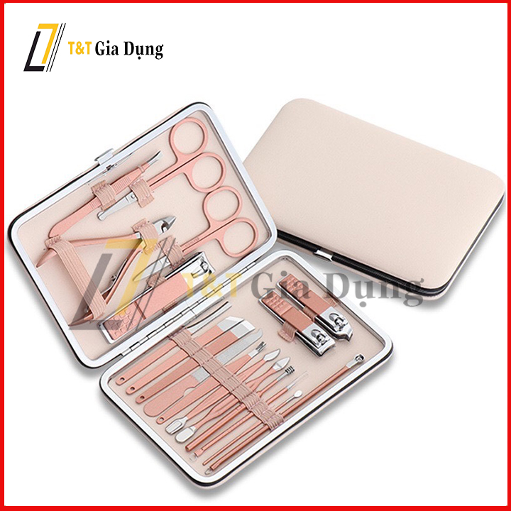 Bộ Cắt Móng Tay, Bộ Làm Móng Tay, Bộ Cắt Móng 18 Món Đa Năng, Bấm Dũa Móng Tay 3DM, Dụng Cụ Làm Nail, Nail Care Cao Cấp Nhiều Dụng Cụ Tiện Lợi