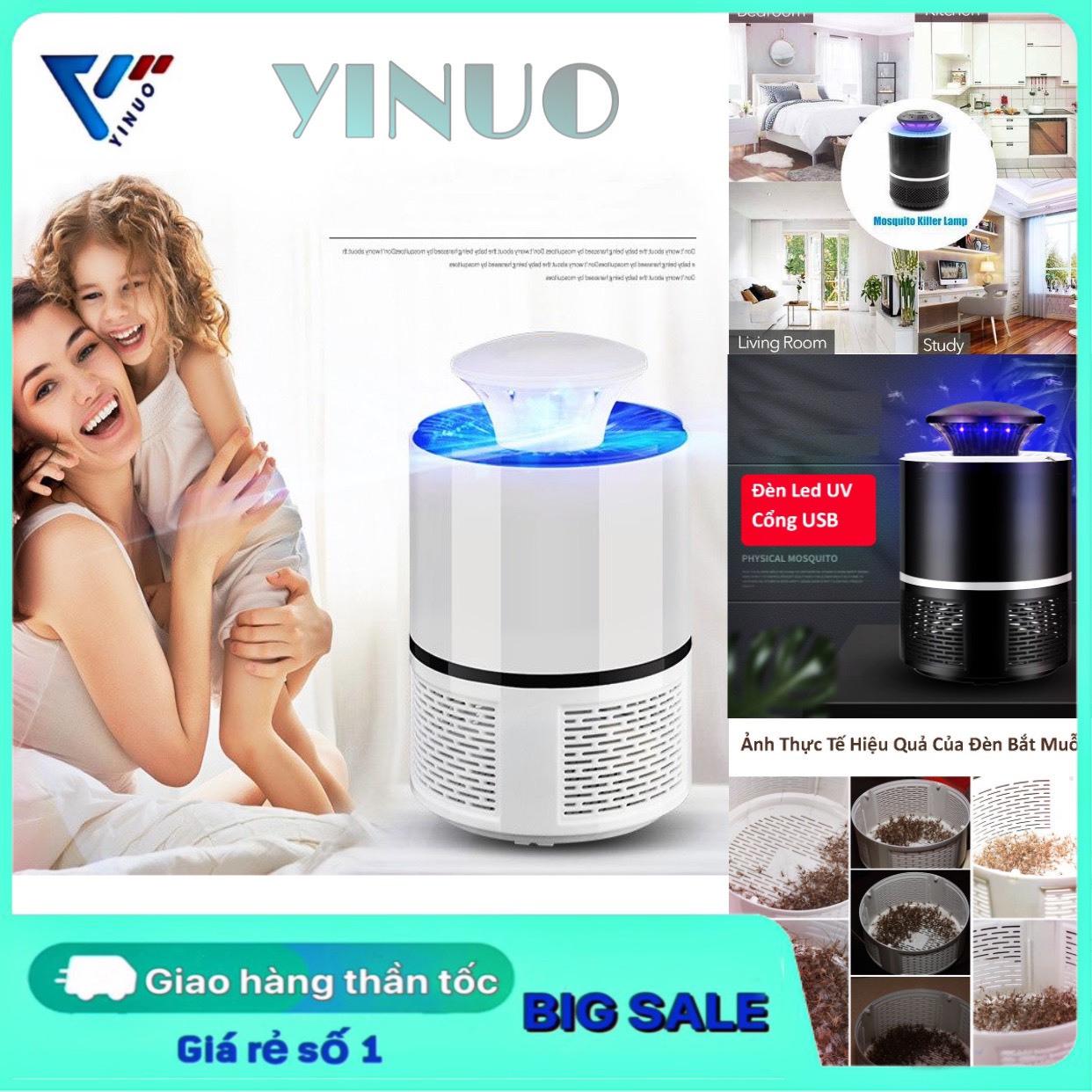 Đèn bắt muỗi tại nhà, Đèn bắt côn trùng giá rẻ, Chất lượng cao Nano Wawe 365