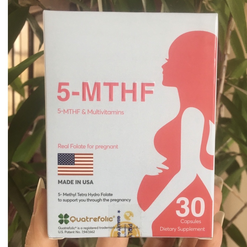 5 MTHF 60v và 30v [CHÍNH HÃNG] bổ trứng, tăng thụ thai, hỗ trợ vô sinh hiếm muộn