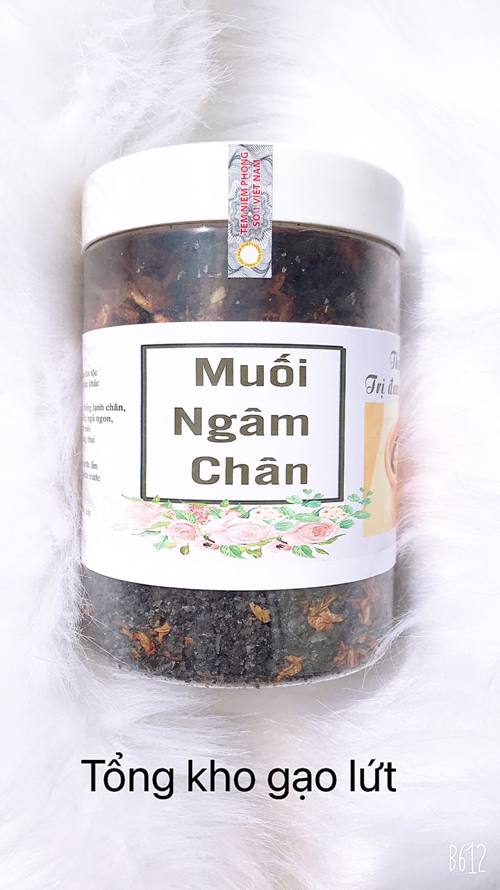 Muối ngâm chân thảo dược, muối ngâm khử mùi hôi chân giúp thải độc tố, giảm đau xương khớp - 500gr