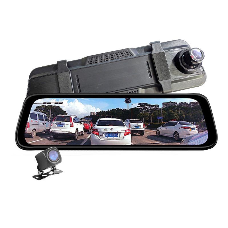Camera hành trình ốp gương cảm ứng 10 inch