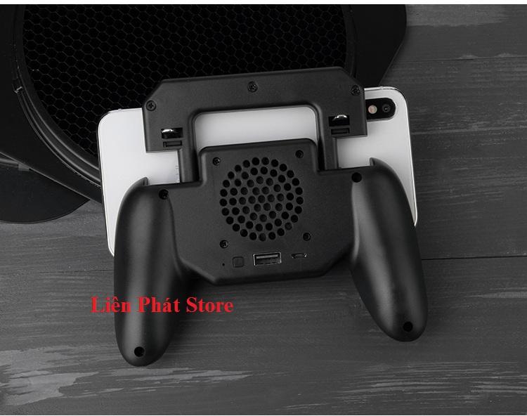 [HCM]PUBG Tay Cầm Chơi Game 4000Mah - Quạt Tản Nhiệt Kiêm Sac Dự Phòng - PUBG ROS FF (Tặng Nút Joystick) Pin siêu khủng 4000mah