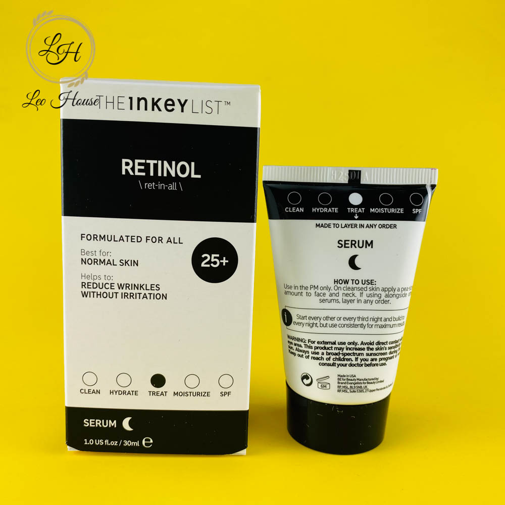 Tinh chất chống lão hóa The Inkey List Retinol 30ml - Chống lão hóa, ngăn ngừa mụn