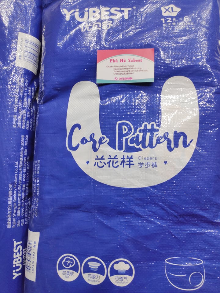 [Phú Hà] YUBEST CORE PATTERN nội địa TQ Quần L78, XL72
