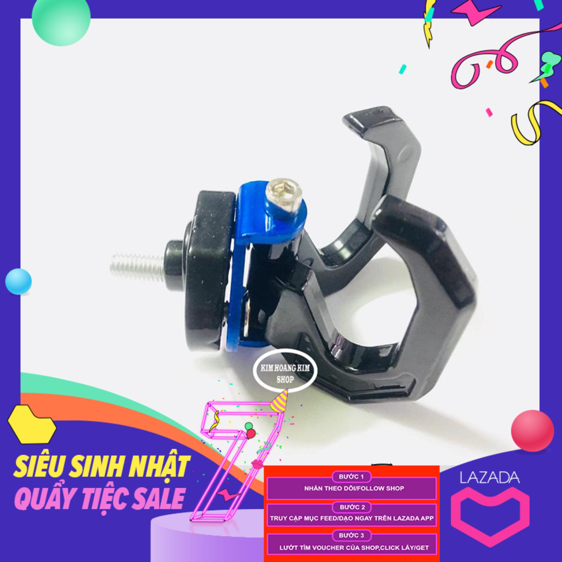 [HCM]Móc treo đồ xe máy (2 móc xoay 180*) màu Xanh
