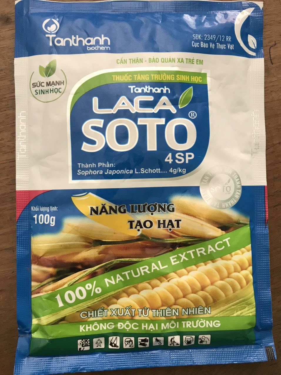 Sản phẩm tăng trưởng sinh học LACASOTO 4SP 100GAM.