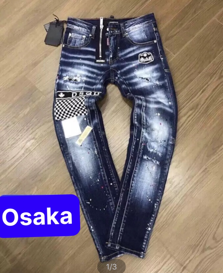 QUẦN JEAN NAM CHẤT BÒ XANH ĐẬM HOKKAIDO SÀNH ĐIỆU NHẬT BẢN HOT TREND 2023 OK-77 - OSAKA FASHION