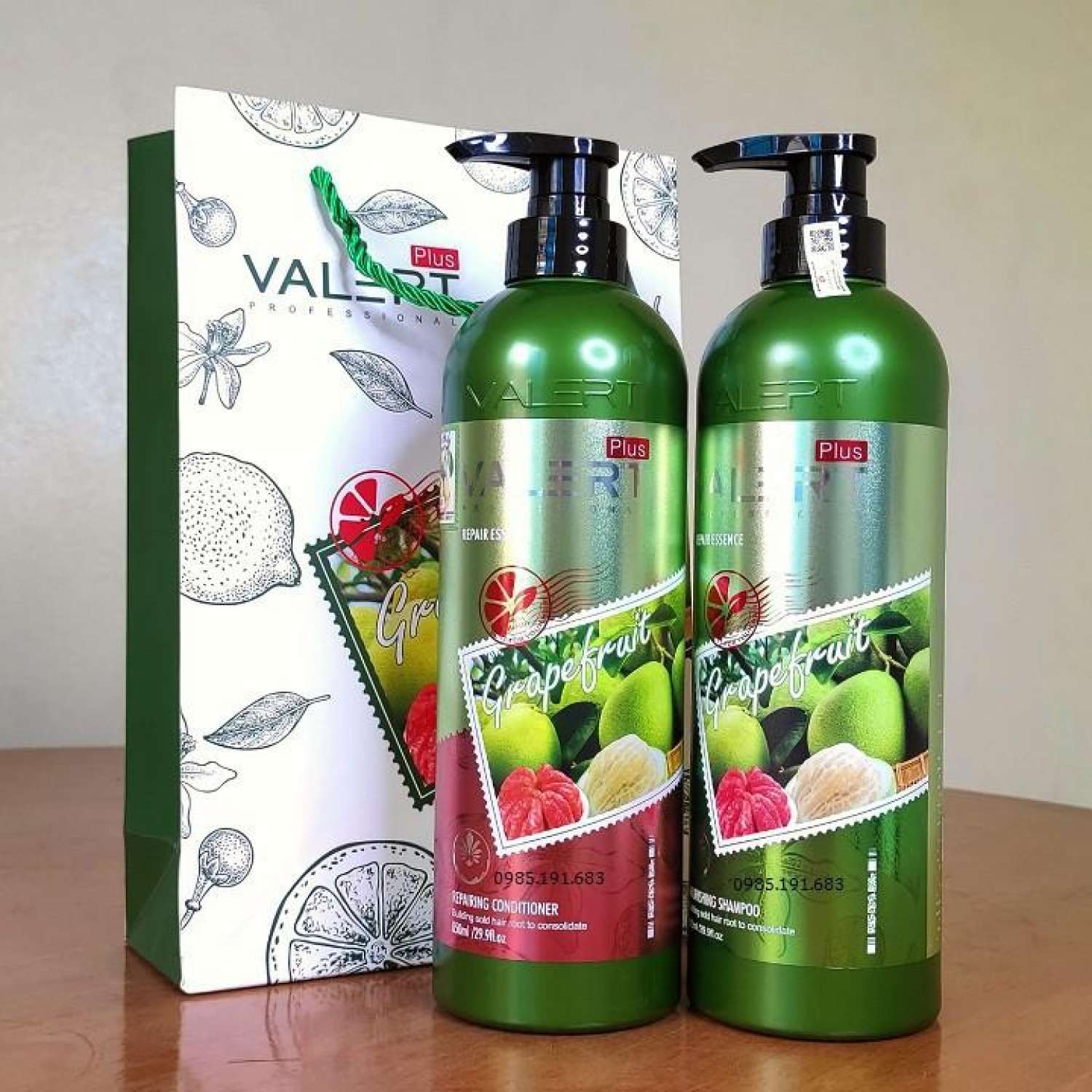 Cặp dầu gội xả bưởi grapefruit 850ml mẫu mới ngăn rụng tóc suôn mượt