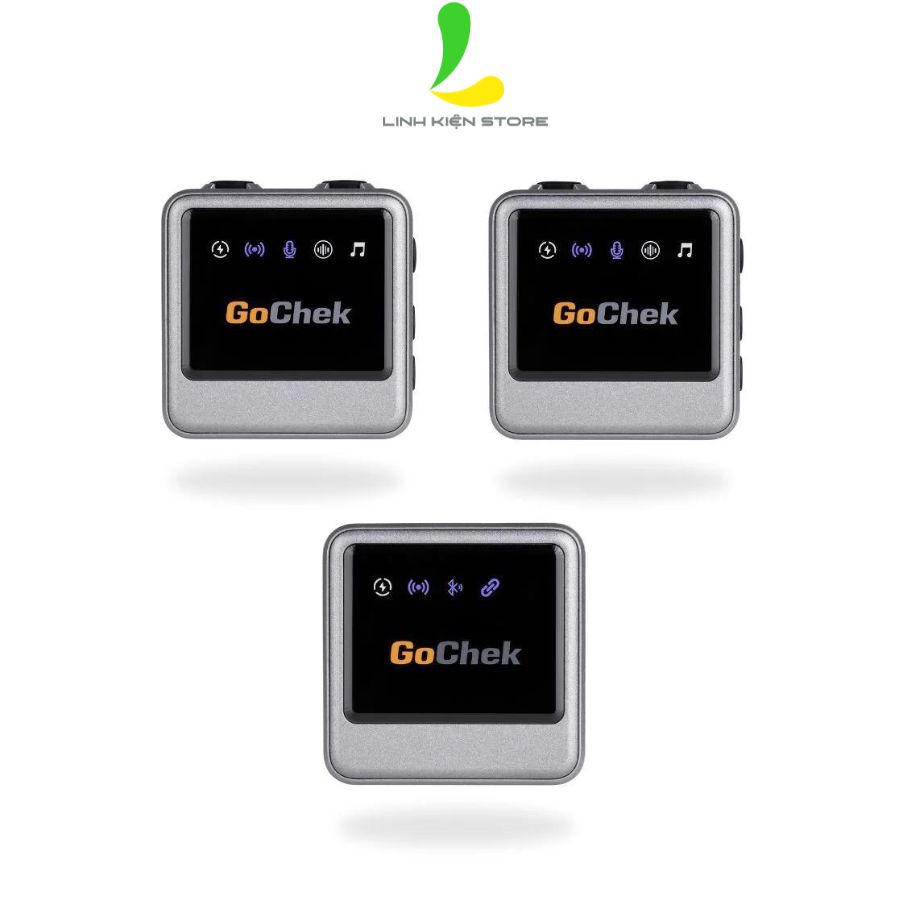 Micro thu âm không dây Gochek B Ultra Plus - Thiết bị thu âm chuyên nghiệp tích hợp sử dụng đa thiết bị đa chức năng