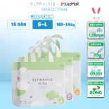 Tã Bỉm Dán ELPRAIRIE Air Thin Nội Địa Hàn Siêu Mỏng Nhẹ Siêu Thấm Hút, Mềm Mại Chống Hăm S34/M30/L26 Cho Bé Từ NB-14Kg