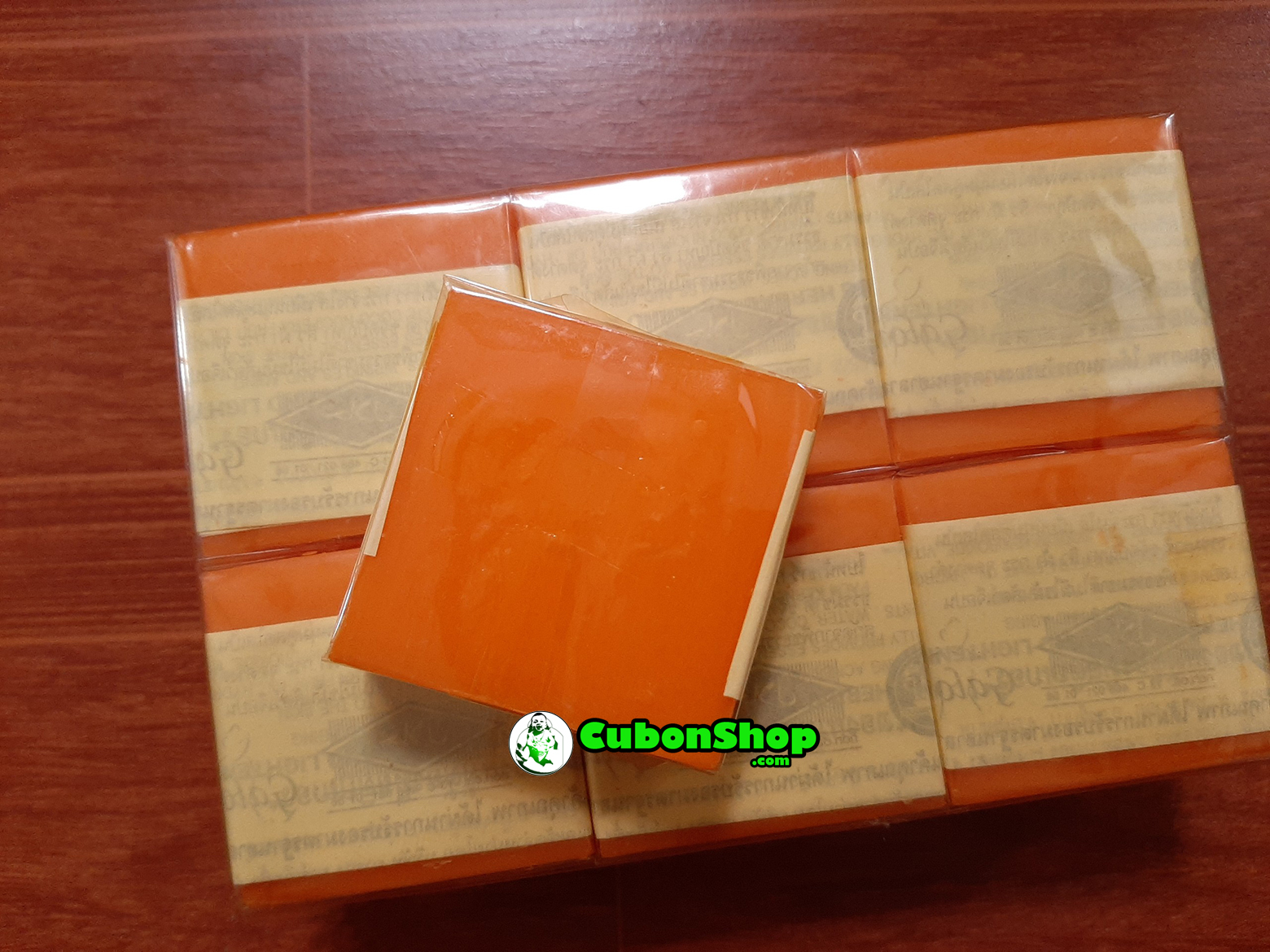 Bánh xà phòng\ bông chiết xuất từ cam và nghệ thái lan