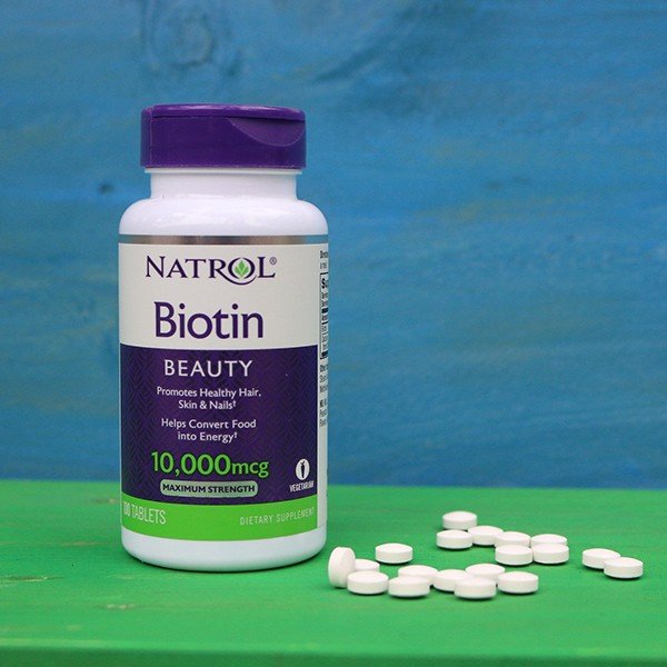 Ngăn rụng tóc kích thích mọc tóc- Natrol Biotin Mỹ 10.000 mcg -100 viên
