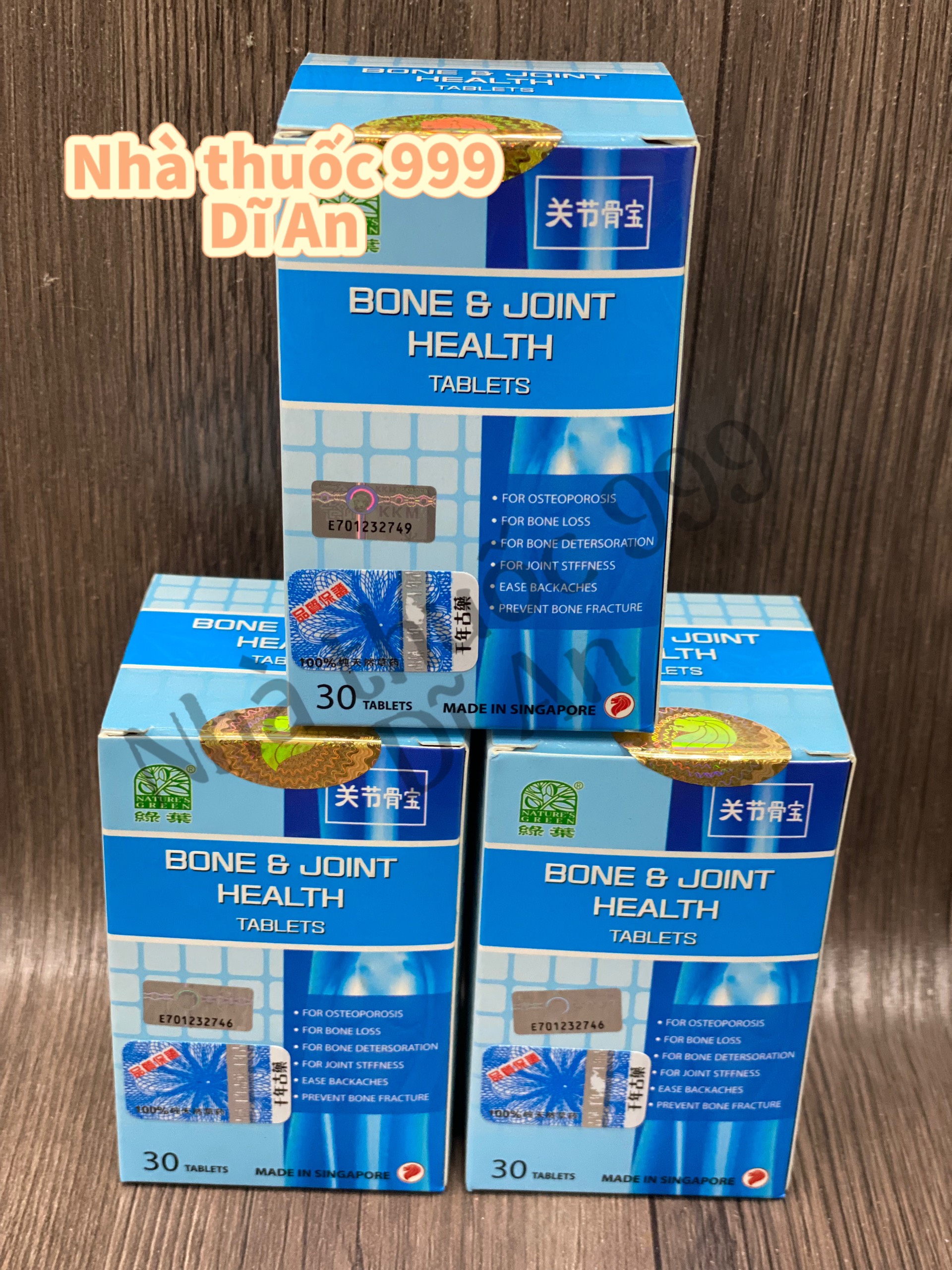 Bone Joint Health - Viên uống hỗ trợ cơ xương khớp hộp 30 viên
