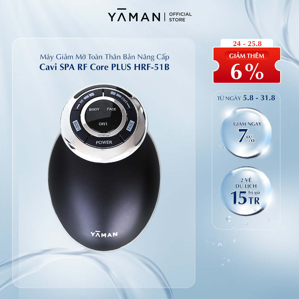 Máy giảm mỡ toàn thân nâng cấp yaman cavi spa rf core plus hrf-51b