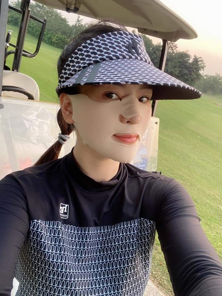 Mặt nạ golf collagen dưỡng ẩm,chống nắng,chống tia uv