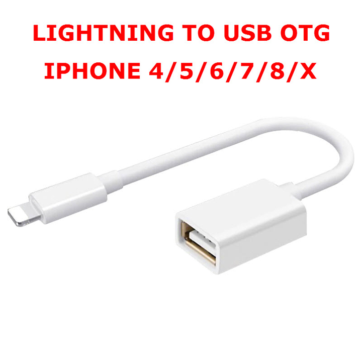 Bộ 2 Cáp OTG kết nối bàn phím dành cho các loại điện thoại iPad iPhone SUNHA