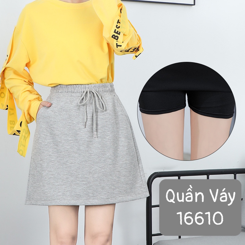 Quần váy bigsize lưng thun thể thao 16610