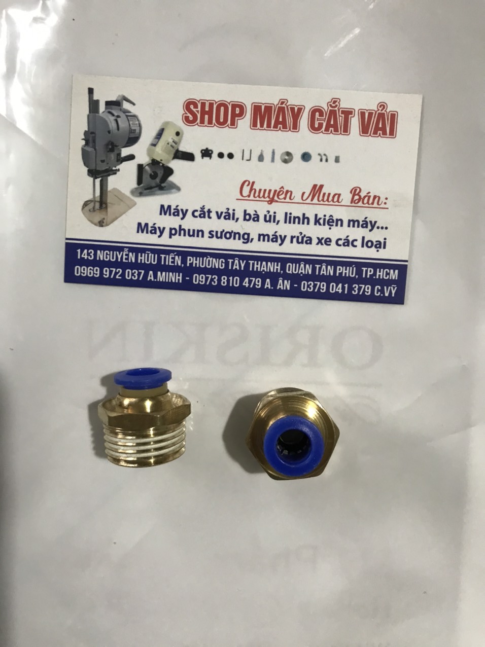 Ốc ren 21/8 sử dụng kết nối từ ren ngoài 21 ra ống 8mm